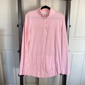 Victoria Secret light pink mock neck sweatshirt.  Size XL